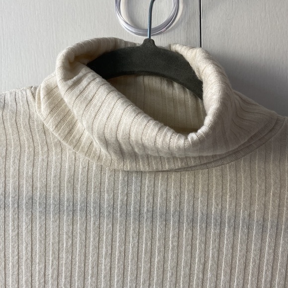 RW&Co cowl neck cream seater, small - Picture 2 of 8